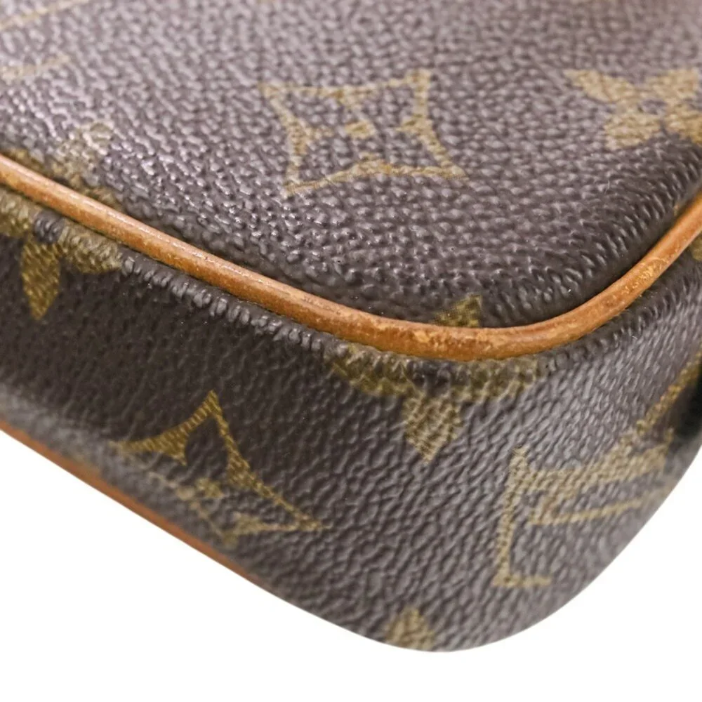 LOUIS VUITTON Authentic Brown Monogram Pochette Mini Bag - Picture 12 of 16